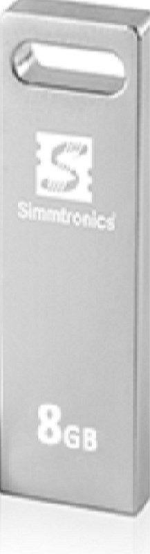 simtronics pd 8 8 GB Pen Drive(Silver)