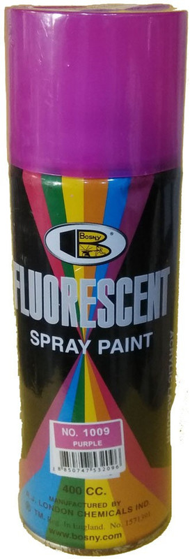 bosny purple, fluroscent Spray Paint 400 ml(Pack of 1)