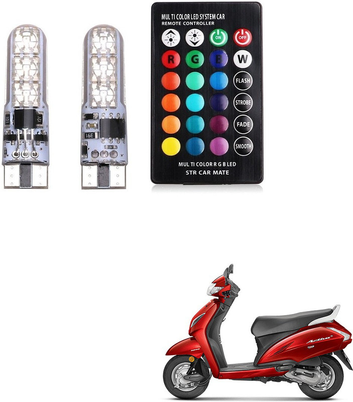 AuTO ADDiCT T10RGBScooty34 Headlight Motorbike LED for Honda (12 V, 1.2 W)(Activa 3G)