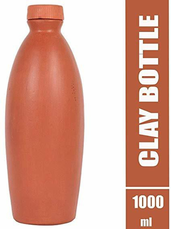 handykraft bottle 1000 ml Water Bottle(Set of 1, Brown)