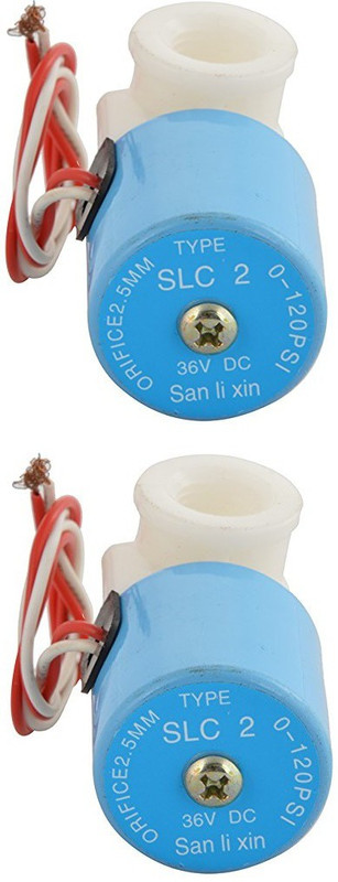 SANLIXIN SLX Solenoid Valve 36V SV for RO Water Filters pack of 2 Solid Filter Cartridge(0, Pack of 2) SANLIXIN SLX Solenoid Valve 36V SV for RO Water Filters pack of 2 Solid Filter Cartridge(0, Pack of 2)