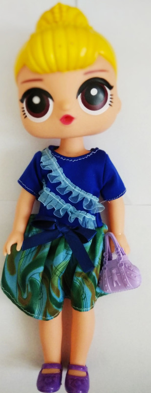 toyuniverse Yellow Hair Baby Doll with movable parts and music--33*12* 10 cm(Multicolor)