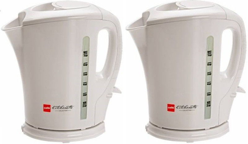 Cello Quick Boil 100 Electric Kettle(1.5 L, White)