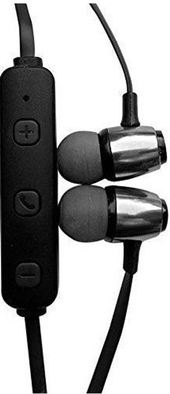 mobicraft Super Bass Wired Headset(BLACK) WITH Protective case Bluetooth Headset with Mic(Black, In the Ear)