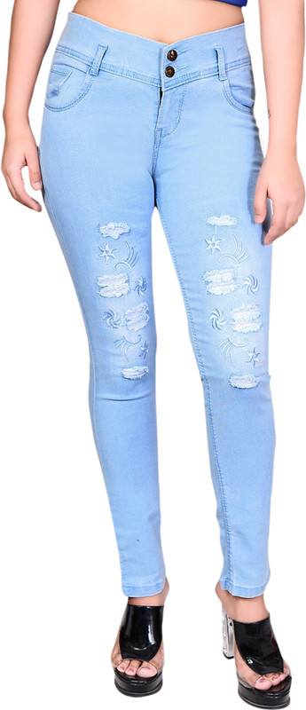blue poison Slim Women Light Blue Jeans