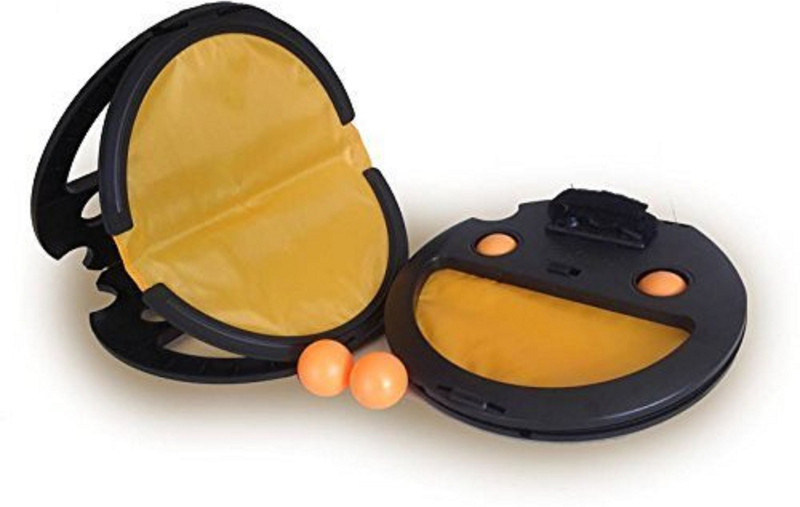 windsales Catch and Throw Ball Outdoor Game Sports Set, 2 Squaps and 4 Balls(Multicolor)