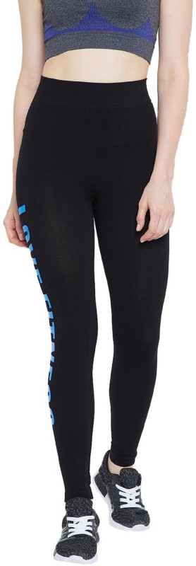 Icable Solid Women Black Tights