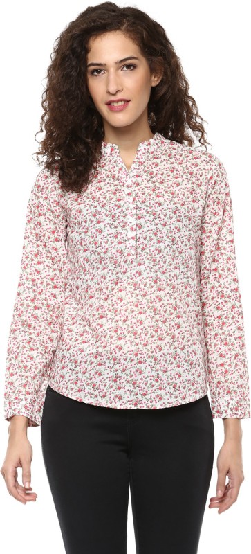 FRENCH FUSION Casual Full Sleeve Floral Print Women Multicolor Top