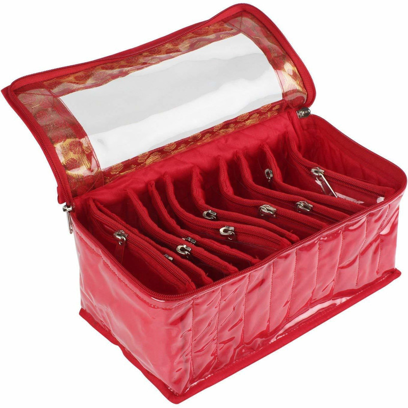 Transparent jewellery pouch deals