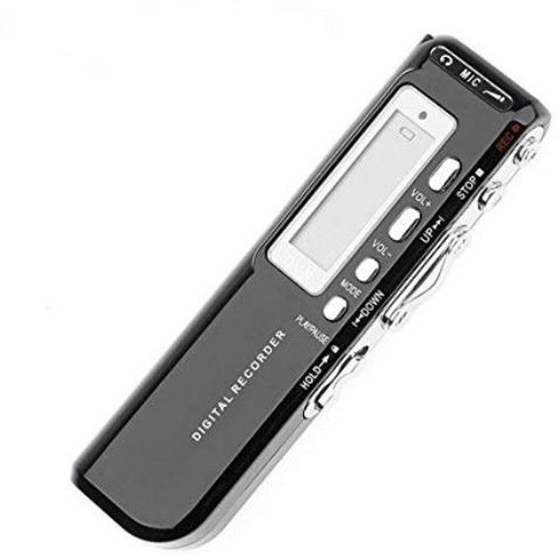 RENMAX Digital Voice Recorder MP3 Player 8GB with Collar Mic 8 GB Voice Recorder(1.3 inch Display)