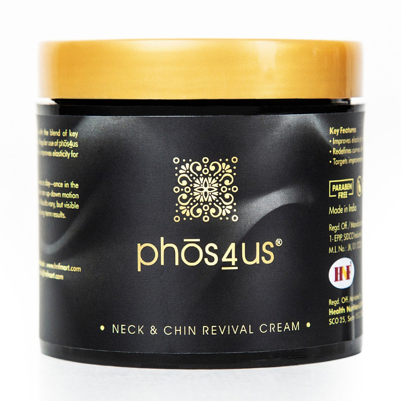 phos4us Neck & Chin Tightening Cream, Toning, Firming & Shaping Cream with anti wrinkle and anti-aging effects(100 g)