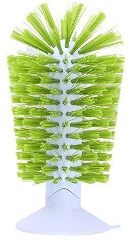 divinezon Bottle Cleaning Brush Glass(green , white)