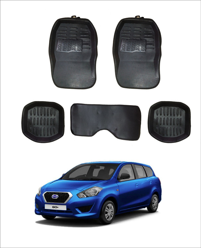 Trigcars PVC 3D Mat For Datsun Go(Black)