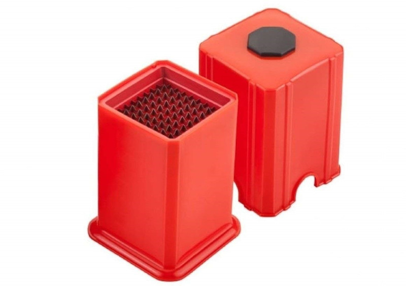 lyallpur stores Potato Chipser High Quality Plastic (Red)French Fry Cutter, Vegetable Chopper,Slicer With Multi Purpose Functionality Steel Sharp Blade Vegetable Slicer(1 potato chipser)