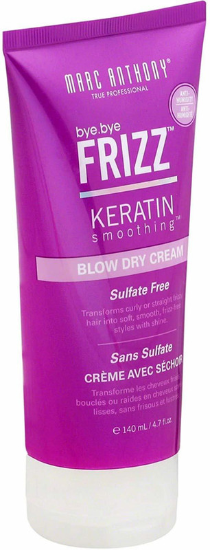 marc anthony Bye Bye Frizz Keratin Smoothing Blow Dry Cream 4.7 oz(140 ml)