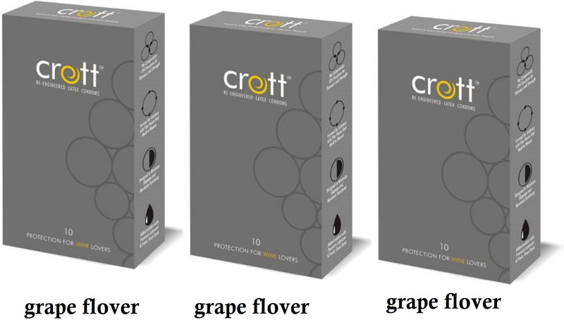 crott Combo set for men first re-Energized dotteed condom Condom(Set of 3, 30S)