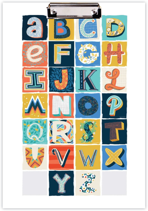 dharma Clip Board (9.5x13.5) Inches (M-1)(Set of 1, Multicolor)
