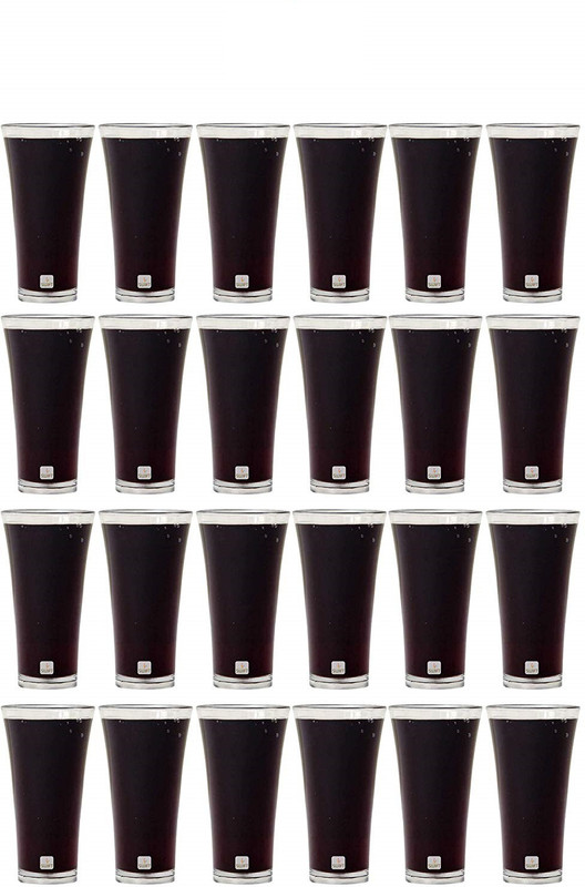 swift international 24 Polycarbonate Unbreakable Party Glass set (300 ml) Glass Set(Plastic, 300 ml, Clear, Pack of 24)