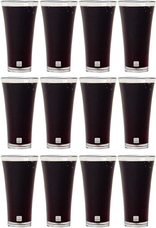 swift international 12 Polycarbonate Unbreakable Party Glass set (300 ml) Glass Set(Plastic, 300 ml, Clear, Pack of 12)