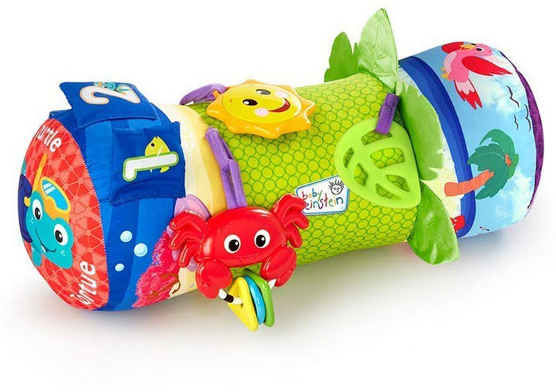 pinkparifashion Baby Rhythm of The Reef Prop Pillow Kids Tummy Time Activity with Toy(Multicolor)