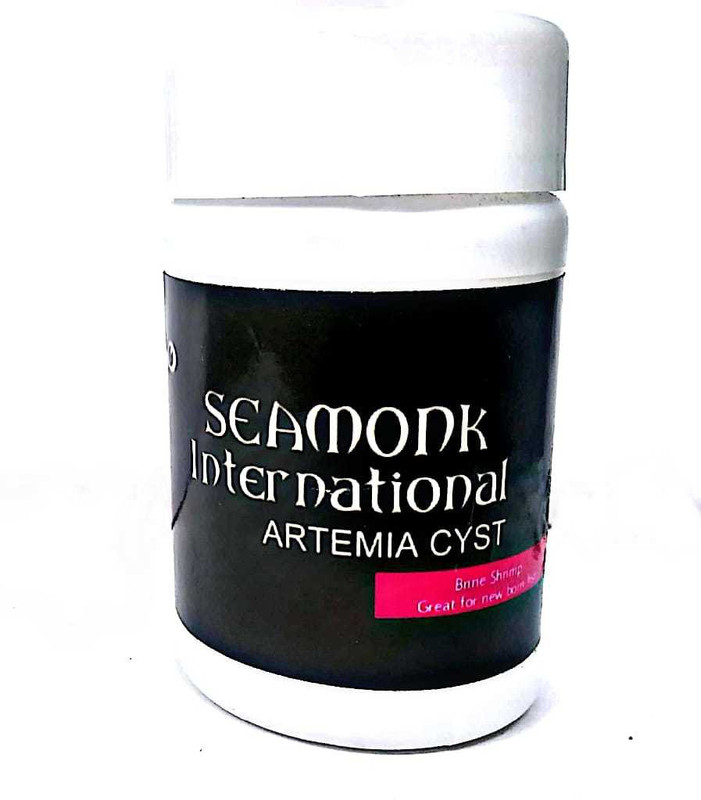 seamonkinternational Artemia cysts, Brine shrimp eggs. Shrimp 40 g Dry Fish Food