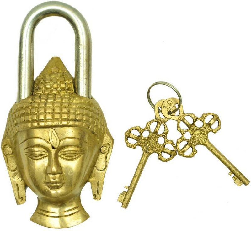 gandak Decorative Showpiece  -  7 cm(Brass, Steel, Multicolor)