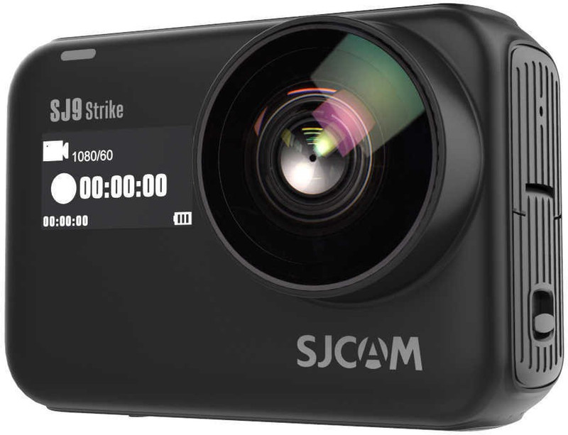 SJCAM SJ9 Strike 4K Supersmooth GYRO/EIS Wireless Charging Live Streaming Waterproof Sports and Action Camera(Black, 12 MP)