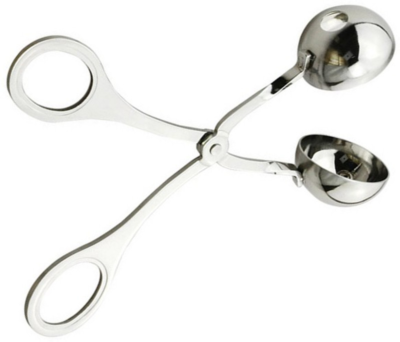 Nema FUB2997KIT Stainless Steel Meat Balls Maker Tong - Small 16.5 cm Serving Tongs(Pack of 1)