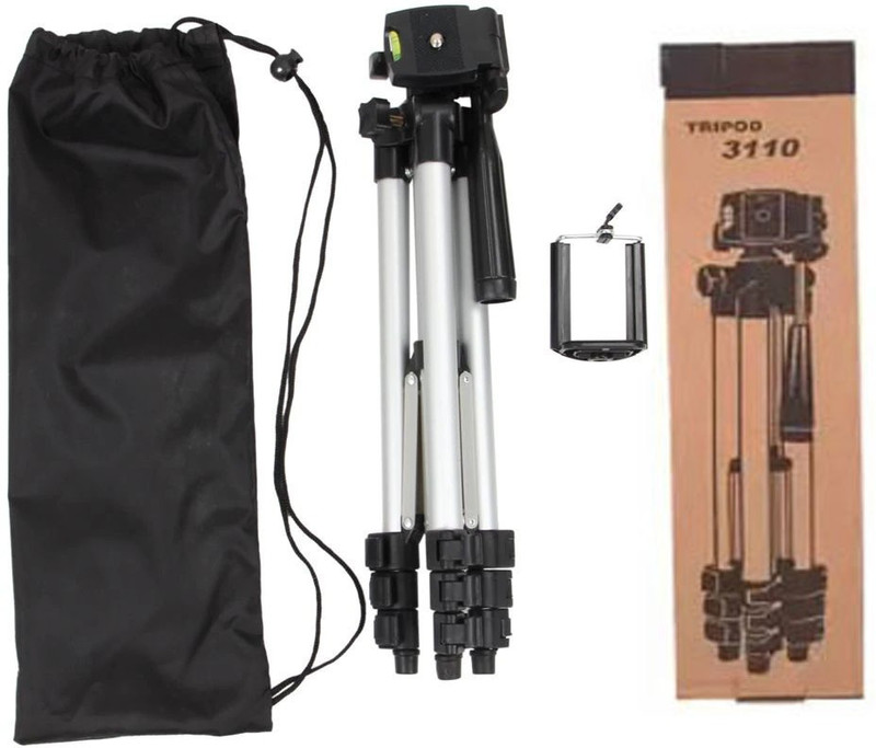 Lehza 3110 tripod Tripod(Silver, Supports Up to 1500 g)
