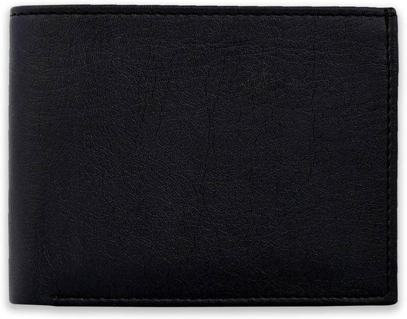 small candy Men Black Artificial Leather Wallet(11 Card Slots)