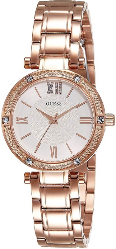 Guess W0767L3 Park Ave South White Dial Analog Watch - For Women