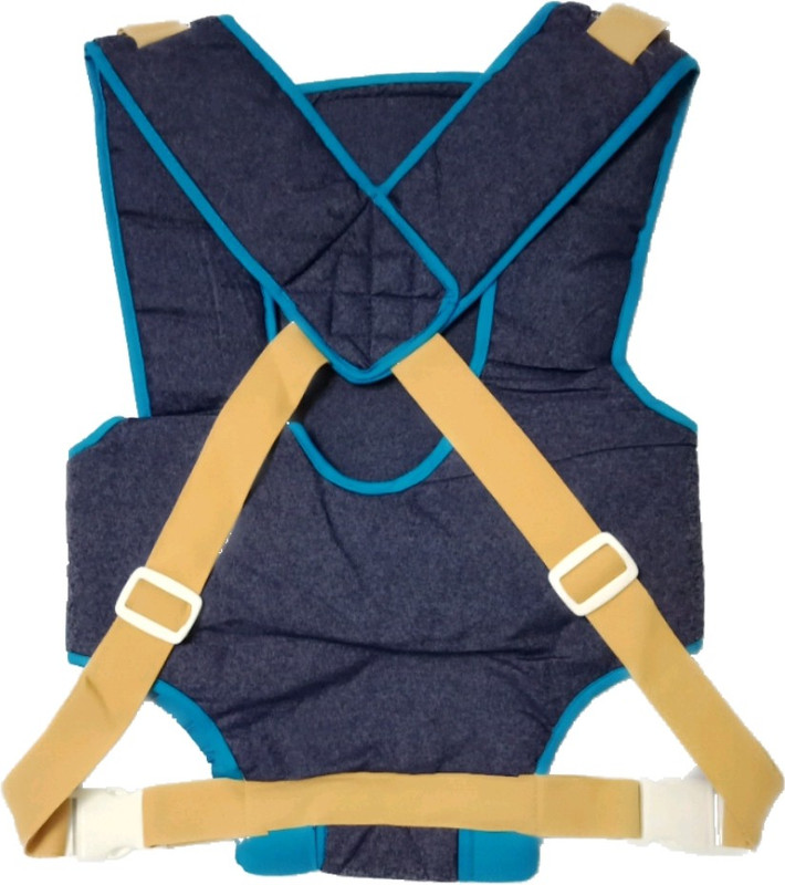 kokomelon Baby carriage, cotton material Baby Carrier(Blue, Front carry facing out)