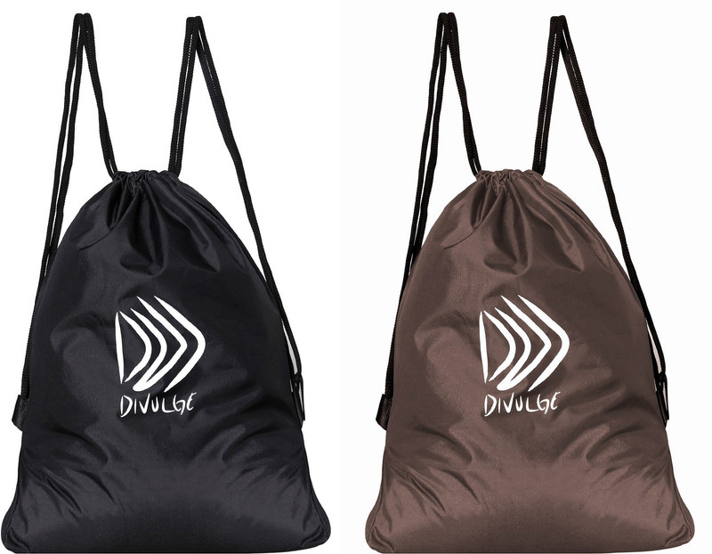 divulge Drawstring bags po2 ( Black Brown ) 18 L Backpack(Multicolor)