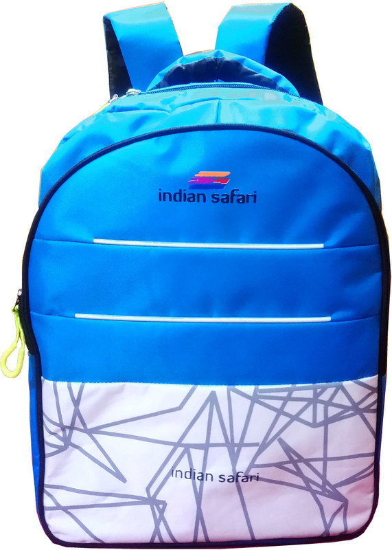 indian safari Blue & White 30 L Laptop Backpack(White)
