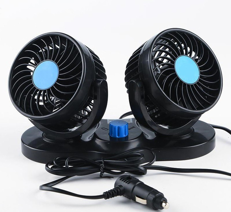 iron clutch dualfan01 Car Interior Fan(12 V)