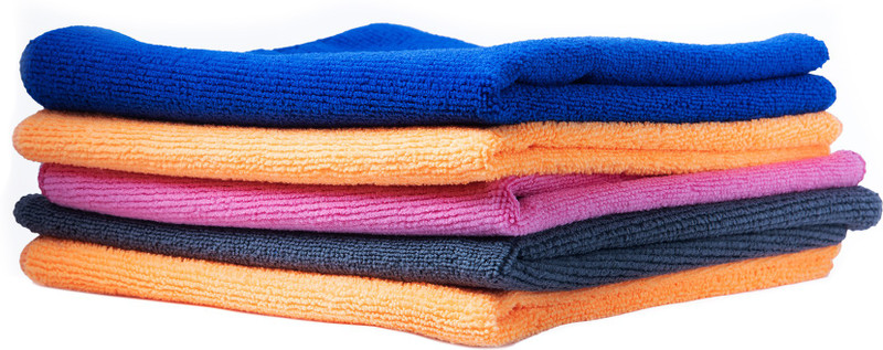 4cx Microfiber Ultra Fast Drying, Car Dusting Towel Cloth Wet and Dry Microfibre Cleaning Cloth(Pack of 5)