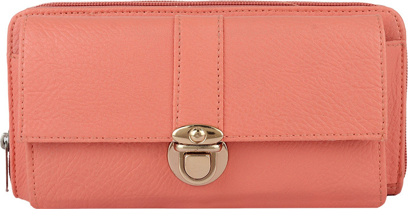 samy fashion Casual, Formal, Party, Sports Peach  Clutch