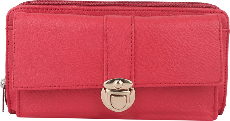 samy fashion Casual, Formal, Party, Sports Red  Clutch