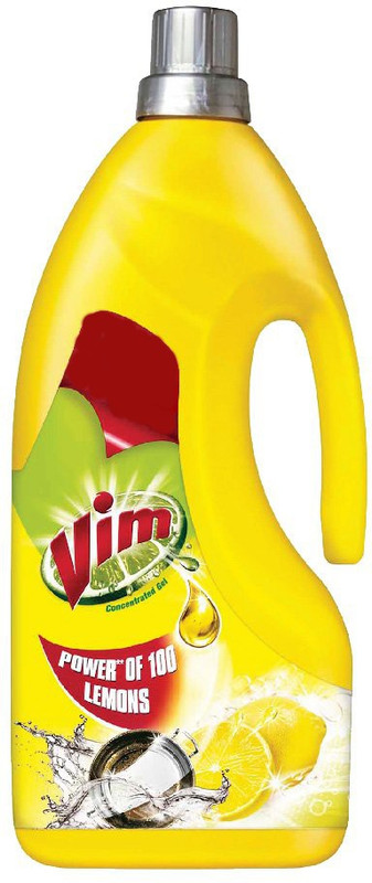 vim 1.5 litre power of 100 lemons Dish Cleaning Gel(lemon, 1.5 L)