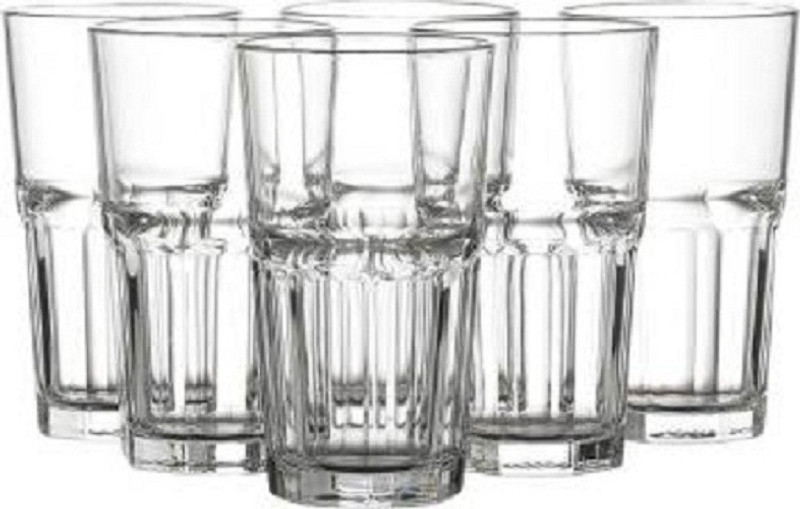 creativecreator Gfd111000 Glass Set(Glass, 280 ml, Clear, Pack of 6)