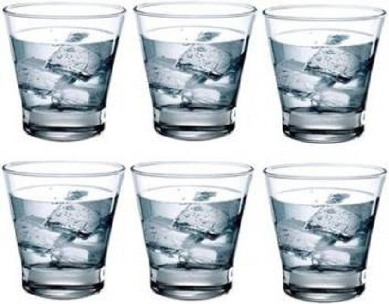 creativecreator Gfd1112 Glass Set(Glass, 280 ml, Clear, Pack of 6)