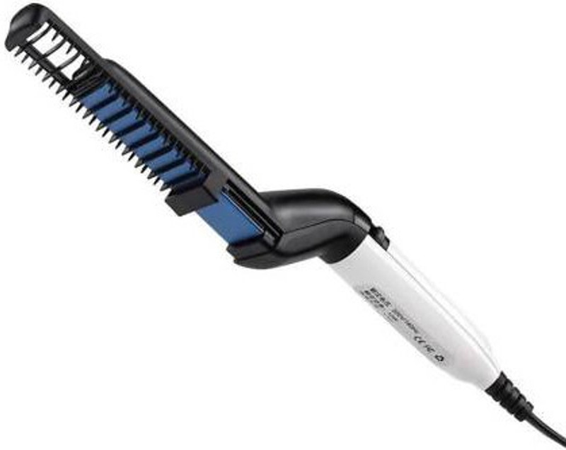 oneandonly1 Beard Straightener Hair Comb Multifunctional Hair Curler STYLISH BEARD HAIR STRAIGHTENER 001 Hair Straightener(White)