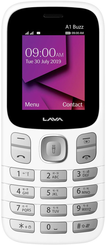 Lava A1 super(White, Grey)