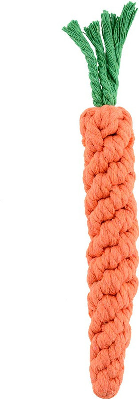 Nema Adorable Pet Chew Straw Carrot Toy (Orange) Vegetable Dog Chew(37 g, Pack of 1)
