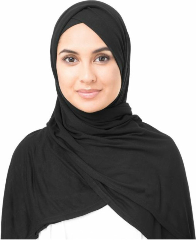 hijab fashion Solid Cotton Rayon Blend Women Scarf