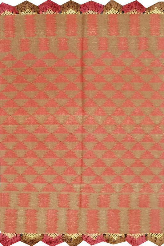 budhrajdurryudhyog Multicolor Cotton Dhurrie(92 cm  X 152 cm)
