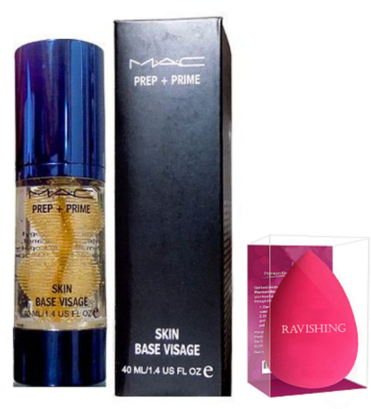 ravishing sponge puff, prep+prime skin base visage primer(2 Items in the set)