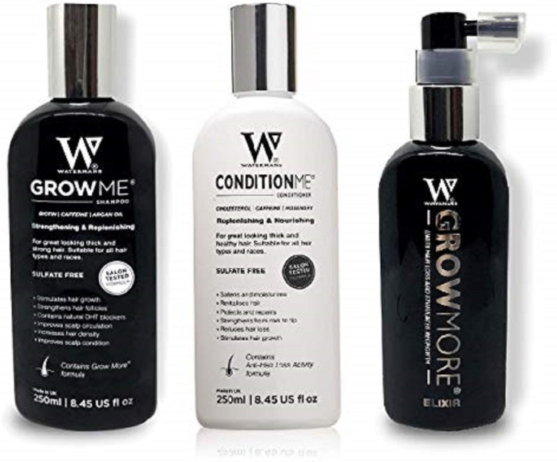 watermans growme shampoo conditioner & exilir(3 Items in the set)