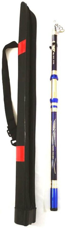fisheryhouse fishing rod and fishing bag 35214 Multicolor Fishing Rod(270 cm, 0.25 kg, Multicolor)