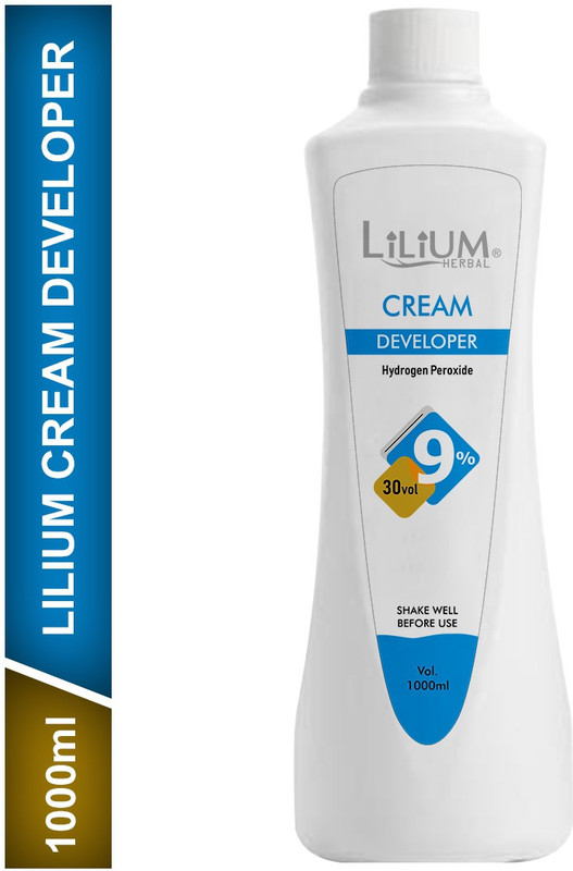 Lilium Hydrogen Peroxide 9% 30 VOL Cream Developer 1000ml(1000 ml)
